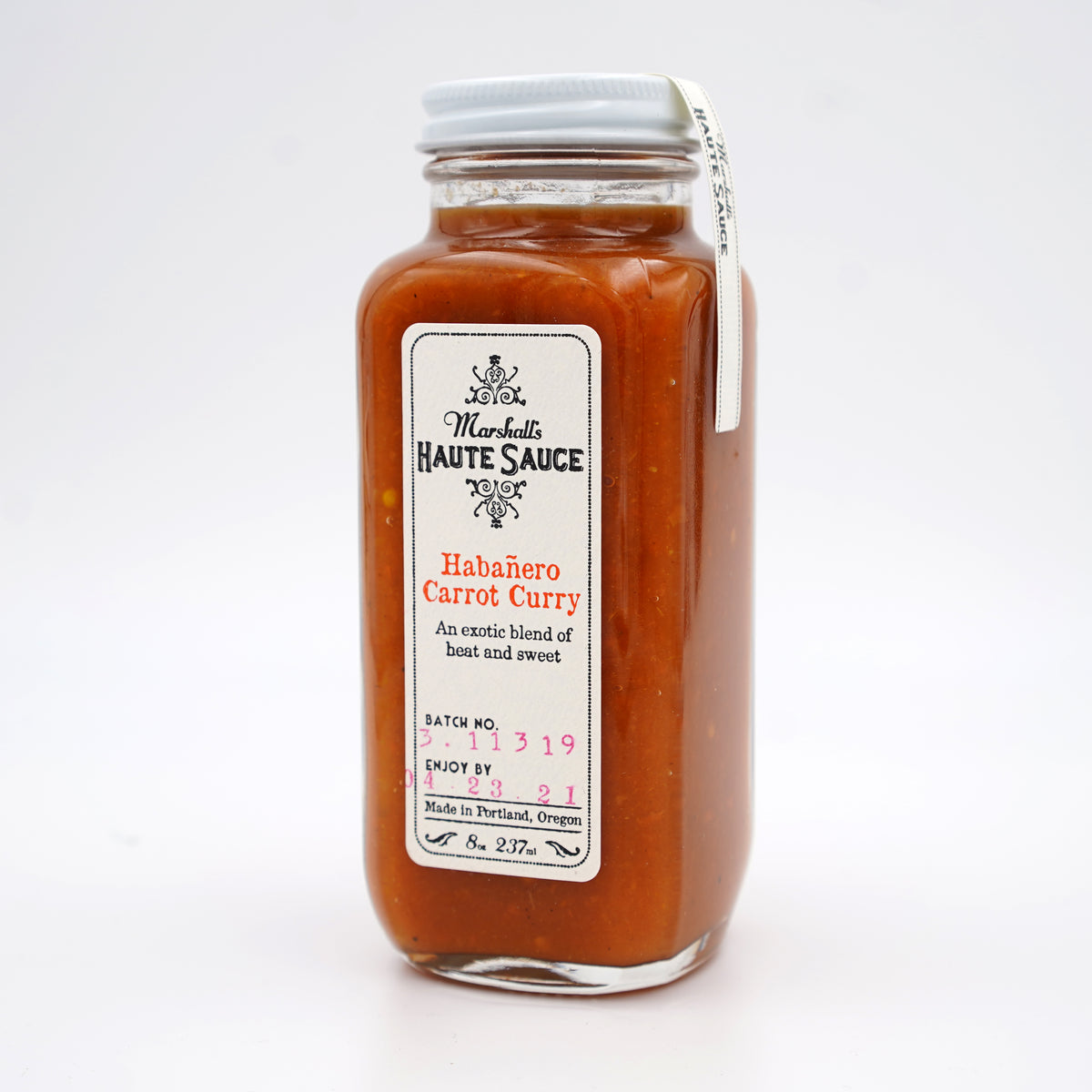 Habanero Carrot Curry Habanero Hot Sauce Marshall's Haute Sauce