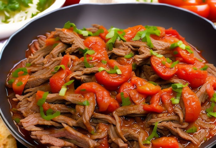 Dutch Oven Red Chili Lime Shredded Beef
