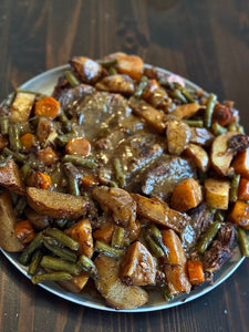 Image of pot roast with vegetables