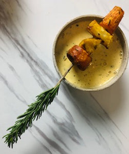 Roasted Root Vegetables With Habanero Béarnaise Sauce