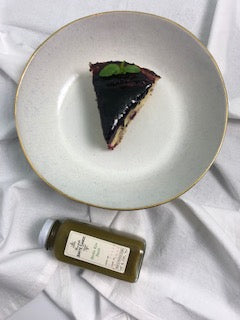 Blueberry Cake With Hot Sauce Glaze