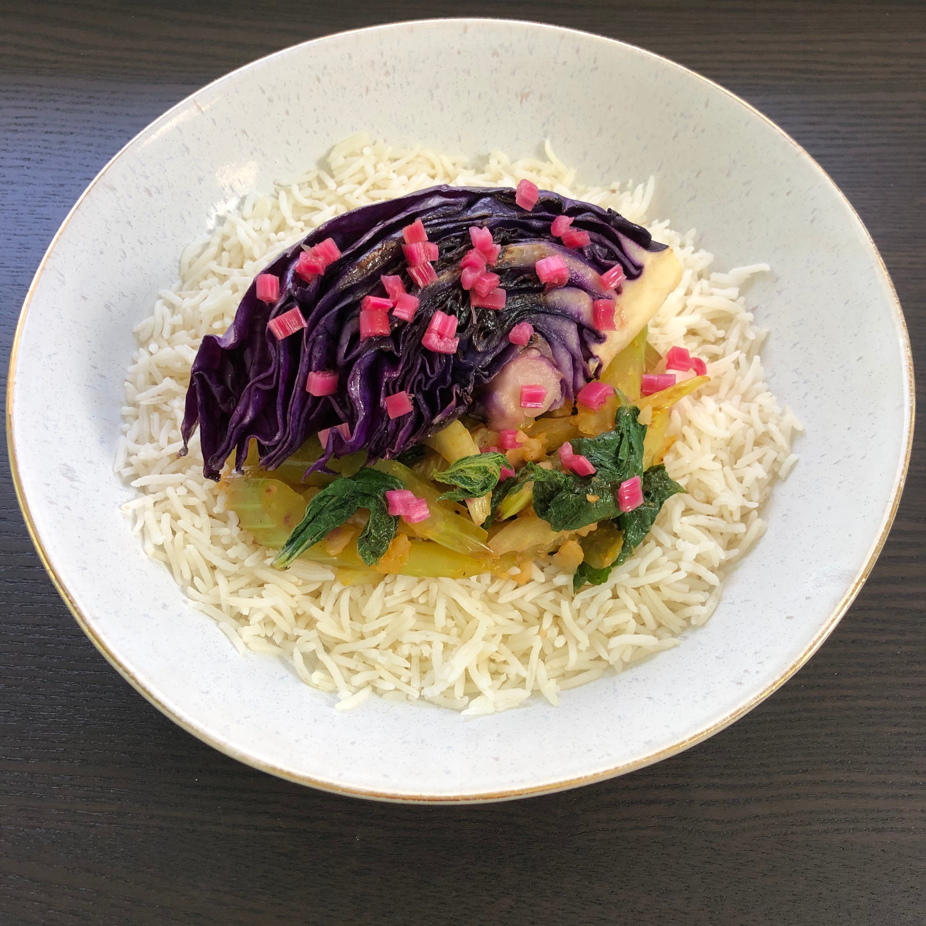 Purple Cabbage and Celery with Quick Pickled Chard Stems – Marshall's ...