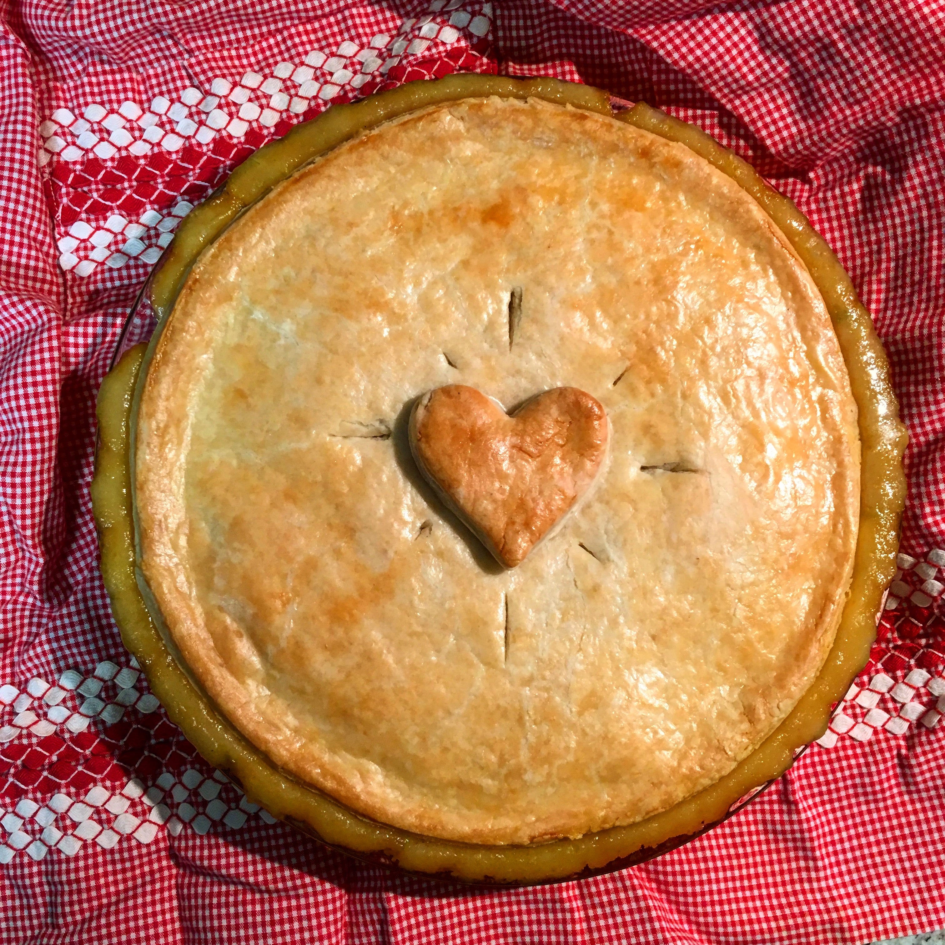 Habanero Carrot Curry Crab Pot Pie