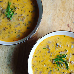 Habanero Carrot Curry Hungarian Mushroom Soup