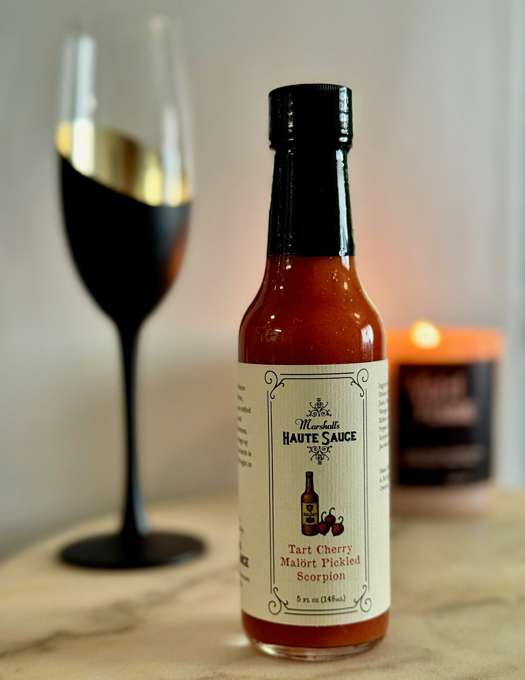 Tart Cherry Malört Pickled Scorpion