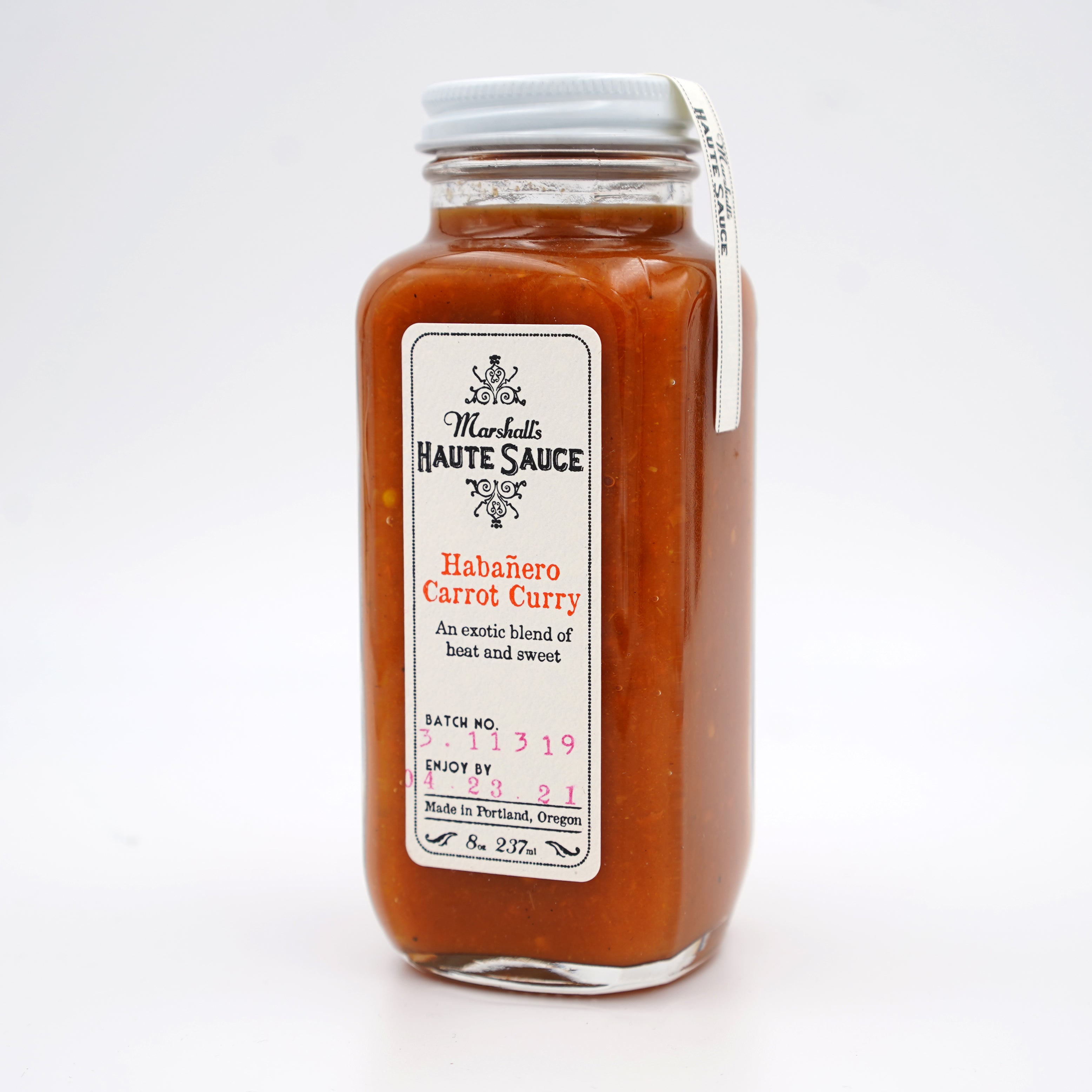 Habanero Carrot Curry- Habanero Hot Sauce